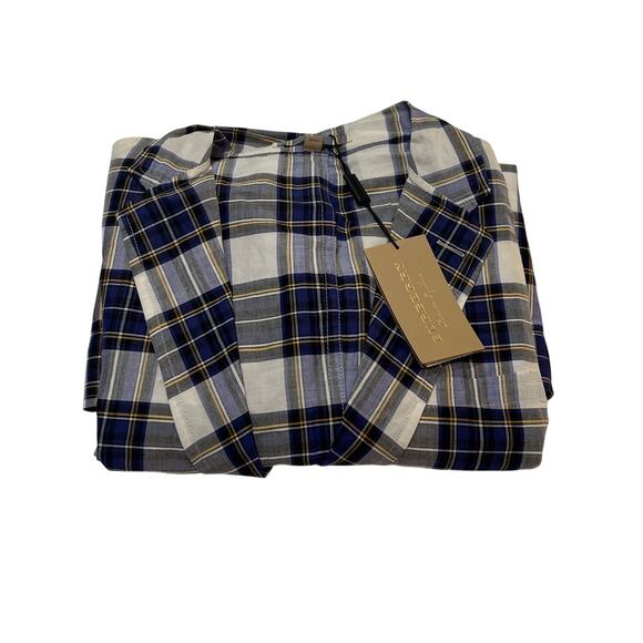 7-72 BURBERRY Men's Blazer Single Breasted Sheer Light-Weight Blue Size 52R/XL - Picture 10 of 13